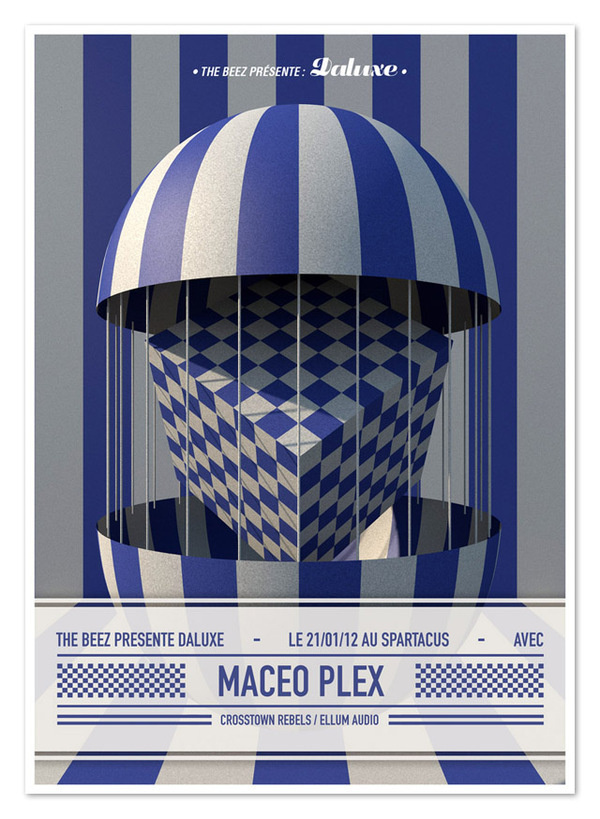Daluxe/Spartacus : Art Direction 11/12 #print #color #illustration #poster #music #paper