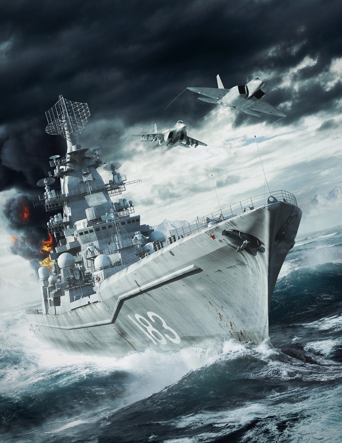 ArtStation - Naval War - Arctic Circle Key Art, Brendan McCaffrey
