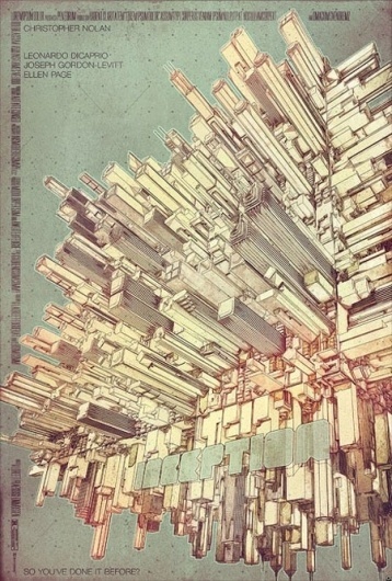 20 awesome posters for your inspiration #inception #design #graphic #poster #film
