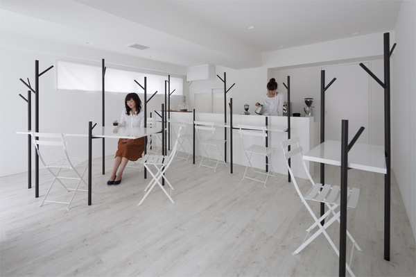 id present small forest like interior for cafe ki in tokyo #cafe