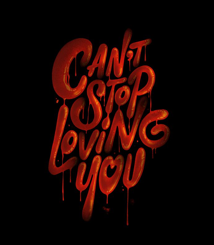 Liquid lettering collection on Behance