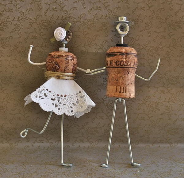 Homemade Wine Cork Crafts #cork #diy #wine