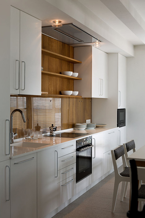Apartment with the Birds by Olena Yudina has a monochrome material palette #interior