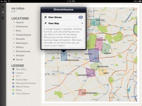 My Tokyo for iPad on the iTunes App Store #iphone #app #travel