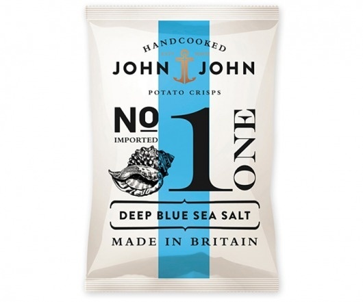 John & John PotatoÂ Crisps - TheDieline.com - Package Design Blog #packet #packaging #crisp #johnjohn #nautical