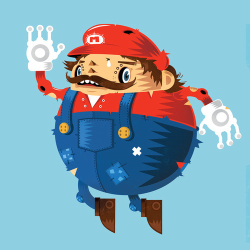 3NES Show by Yema Yema #illustration #mario