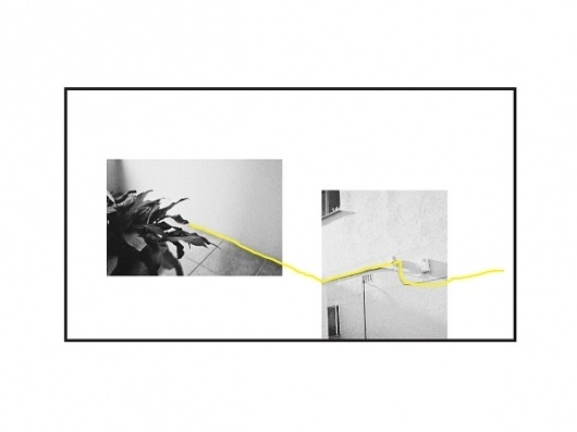 Jack Walsh #frame #line #white #yellow #balck #artwork #photography #jack #minimal #and #walsh