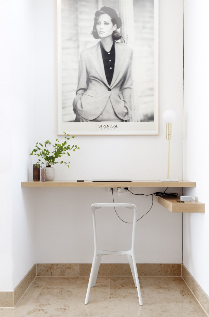 Workspace. House C.A.L. by Studio Oink. #minimalism #workspace