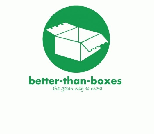 Better Than Boxes | Logo #than #arnold #design #graphic #moving #boxes #logo #better #green