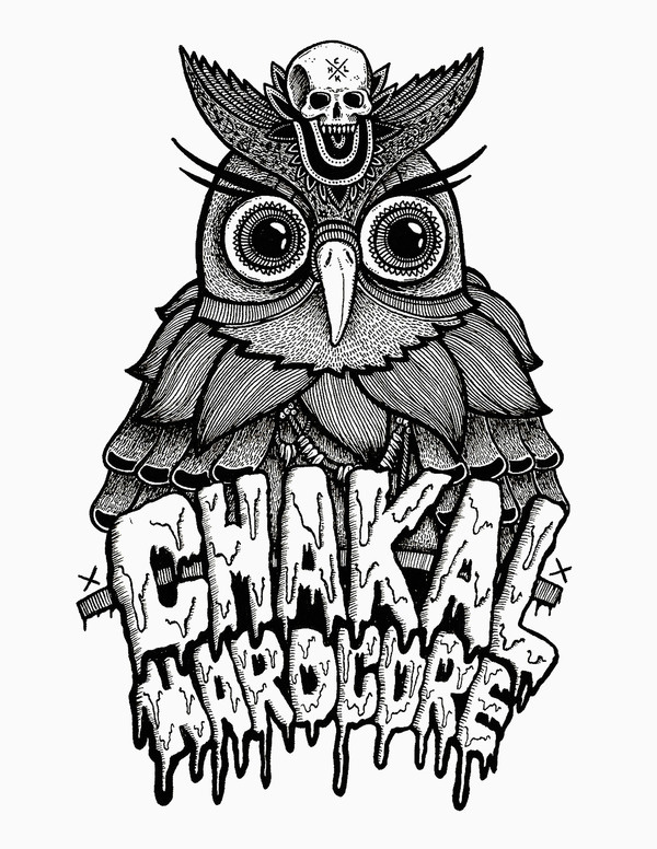Chakales Hardcore, Ilustración realizada junto a Rodrigo Díaz #illustration #poster