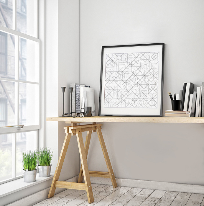 Handmade Geometrical Puzzle by Llun – Efil Türk
