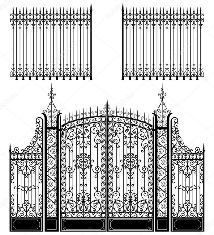 depositphotos_3902437-stock-illustration-gate-and-fences.jpg (930×1023)