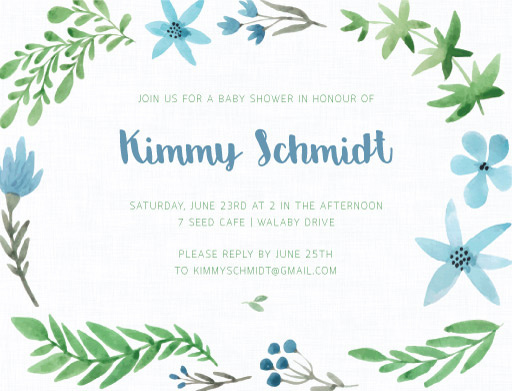 Alice's Flower - Birthday Invitations #birthday #invitation #birthdayinvitation #paper #cards #digitalcard #design #print #digitalprint #pa