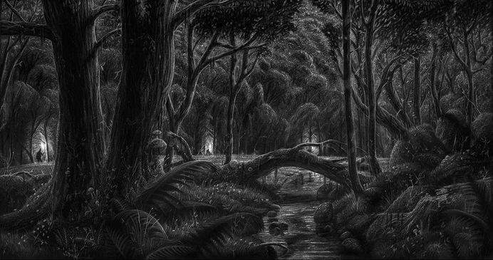 Various Pencil Drawings by Børge Bredenbekk