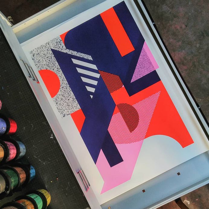 such a vivrant thing! #screenprinted on #olin #antalis #screenprinting #screenprint #printmaking #printisnotdead #printmakers #silkscreen #printstudio #printspotters #serigraphy #print #design #diy #printart #screenprintinglife #printedmatter #printspotters #serigraphy #print #design #diy #printart #screenprintinglife #printedmatter