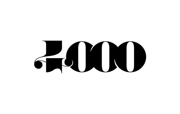 Logos & typos / 2013-2014 on Behance #numbers #logo #4000