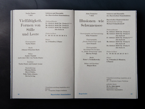 Season Programmes 2011 2012 : reinhard schmidt.com #programme