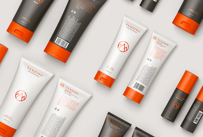 Tenzing Skincare by Mash Creative and Socio Design #packaging #tube