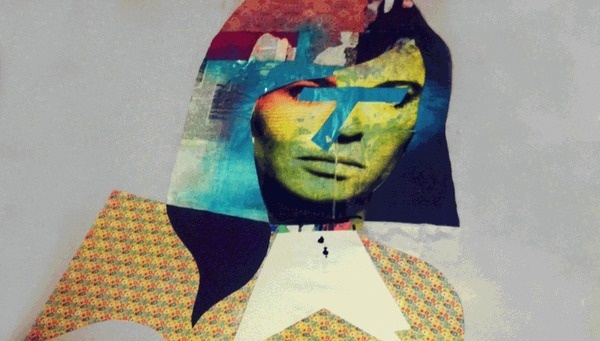 Steffen Quong Art #quong #media #grunge #mixed #steffen #face #collage