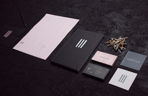 Doméstico | Manifiesto Futura #design #graphic #identity #stationery #logo