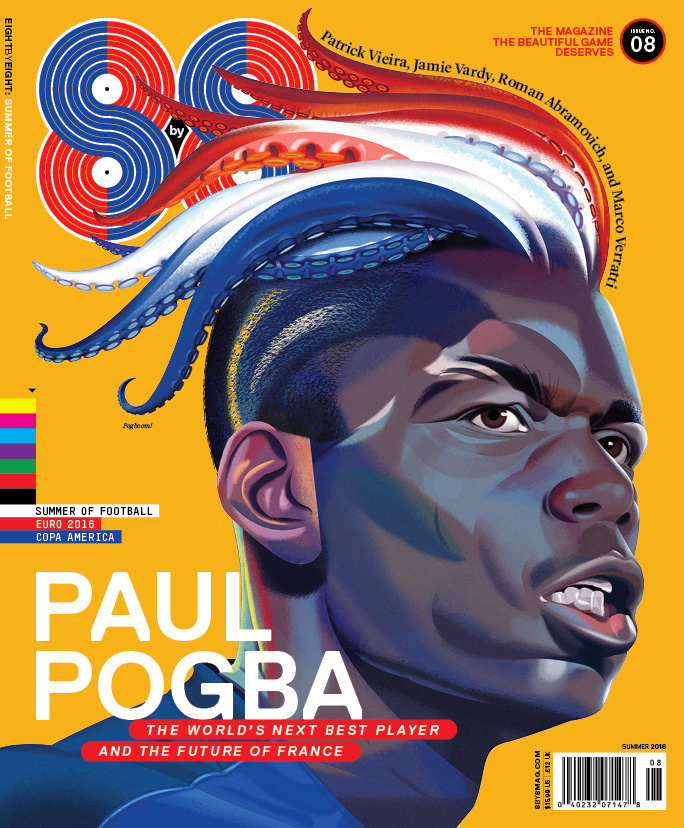 Nigel Buchanan paul pogba illustration football