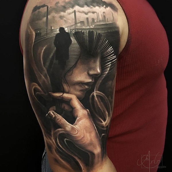 70+ Amazing 3D Tattoo Designs | Art and Design