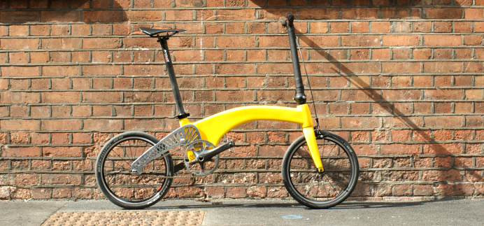 #bike #foldingbike #cycling #cycle #ride #yellow #London
