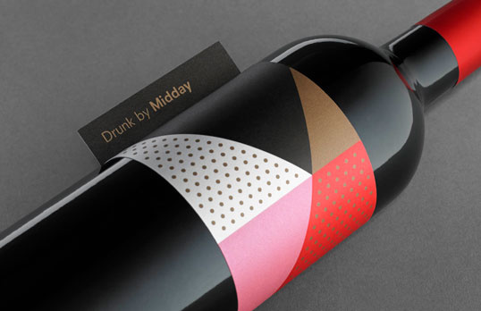 wine, bottle, midday, abstract, dots, clean