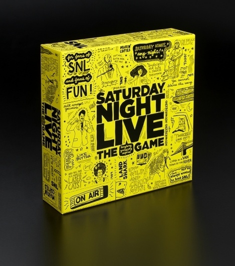 Saturday Night Live: The GameÂ - TheDieline.com - Package Design Blog #live #saturday #the #night #game