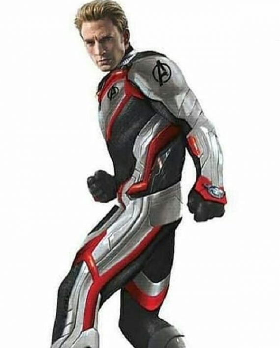Captain America Avengers Endgame Cosplay Leather Jacket