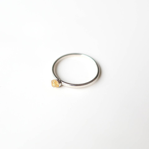 Nanhā Citrine Ring || Sterling Silver #silver #pulse #design #crystal #jewelry #citrine #sterling #parallel #ring