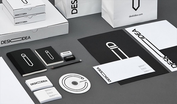 Deskidea brand identity design #icon #identity #suite