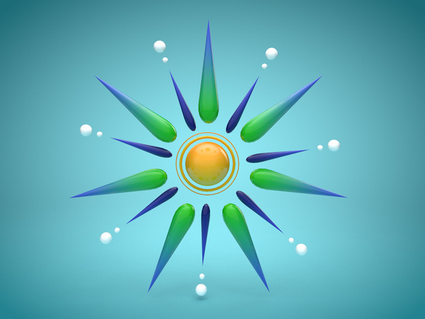 Abstract 3d #abstract #cinema4d #c4d #blue #colour #3d