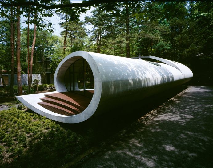 Shell House | Futuristic Forest Home by Artechnic