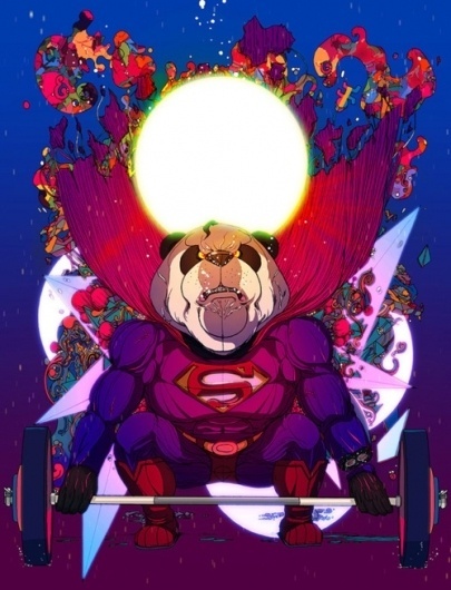 http://thecoolsumist.tumblr.com/tagged/illustration/page/3 #illustration #superheroes #animals