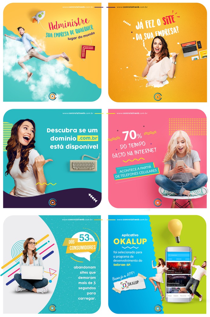 Social Media - Control Alt Web on Behance