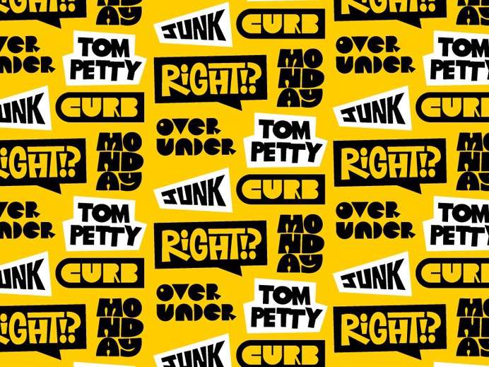 ⚠️ WONKY TYPE EXPERIMENTS ⚠️ type design geometric abc tompetty forfun lettering type