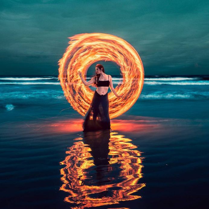 Stunning Light Painting Portrait Photography by Zach Alan