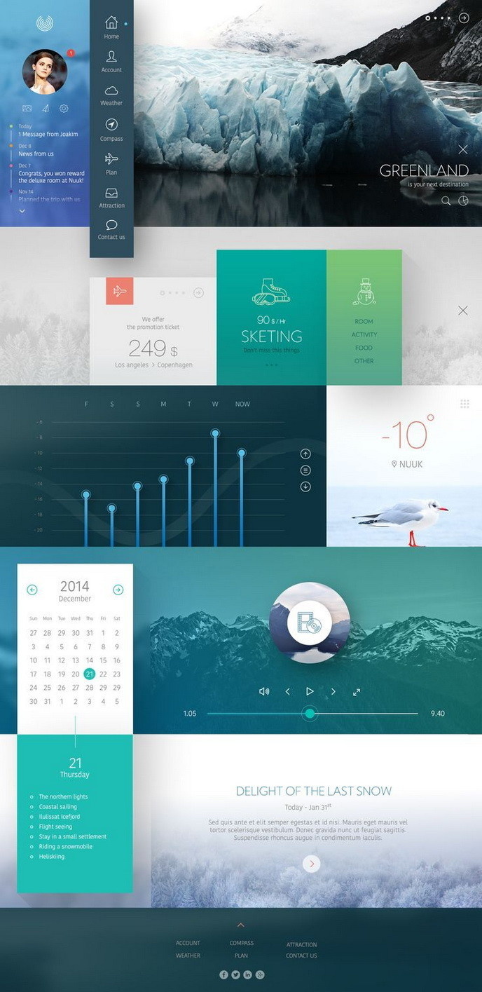 Daily inspiration - tutorialstorage com (1) #greenland #design #grid #art #web