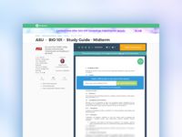 StudySoup Content Details Page Design