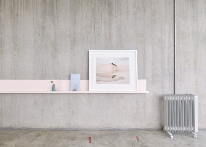 Melbourne Gallery Apartment minimal interior design deluxe concrete white pink soft beautiful beauty scandinavian danish new modern best