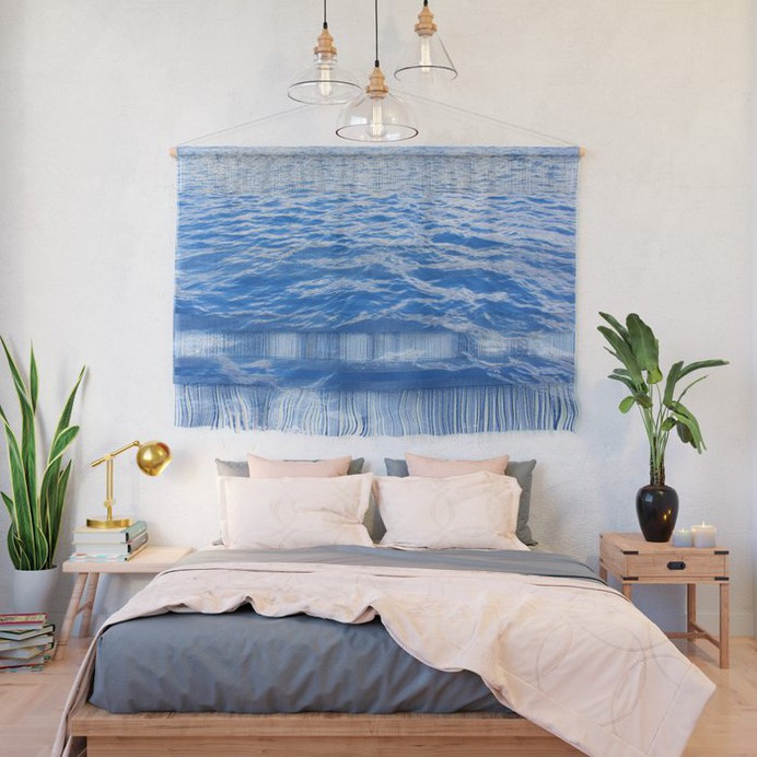As blue as the Ocean Wall Hanging