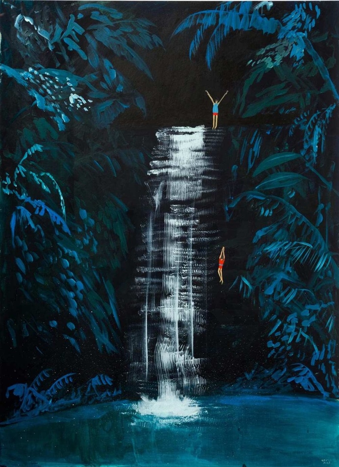Whimsical and Narrative Acrylic Paintings by Kirsten Sims