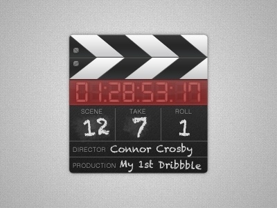 Dribbble - Clapboard Slate by Connor Crosby #clapboard