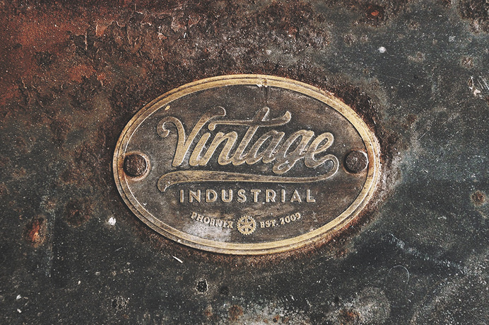 Forefathers group via www.mr-cup.com #logo #industrial #vintage