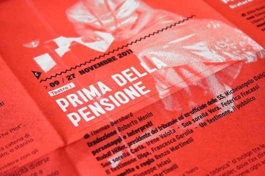 Teatro i 2011/2012 on the Behance Network #print #design #graphic #italy