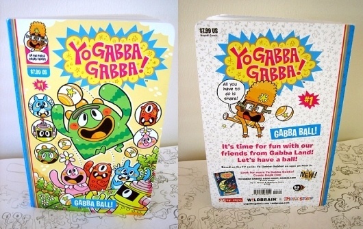 All sizes | Gabba ball! PROOF. | Flickr - Photo Sharing! #print #yo #gabba #book #comic #kids #cartoon