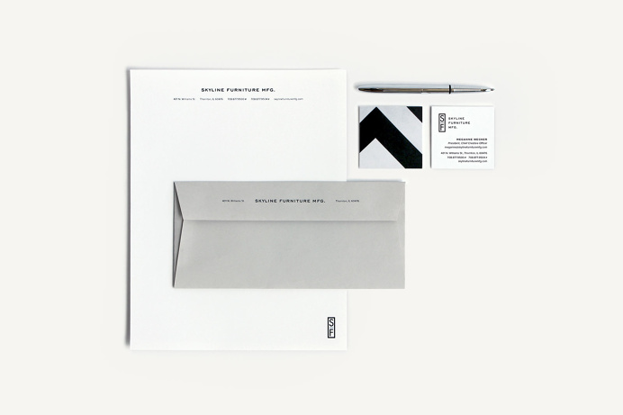 Skyline Furniture Stationery Design by Knoed