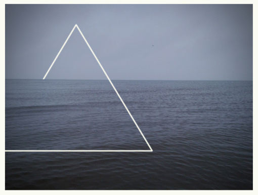 Elemental symbols - morecambe bay,photo,sea,triangle,ocean,waves,fog #ocean #morecambe #fog #bay #photo #triangle #sea #waves