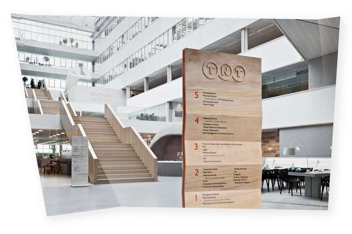 Studio Dumbar: TNT Green Office Interior & Exterior Signage #vv